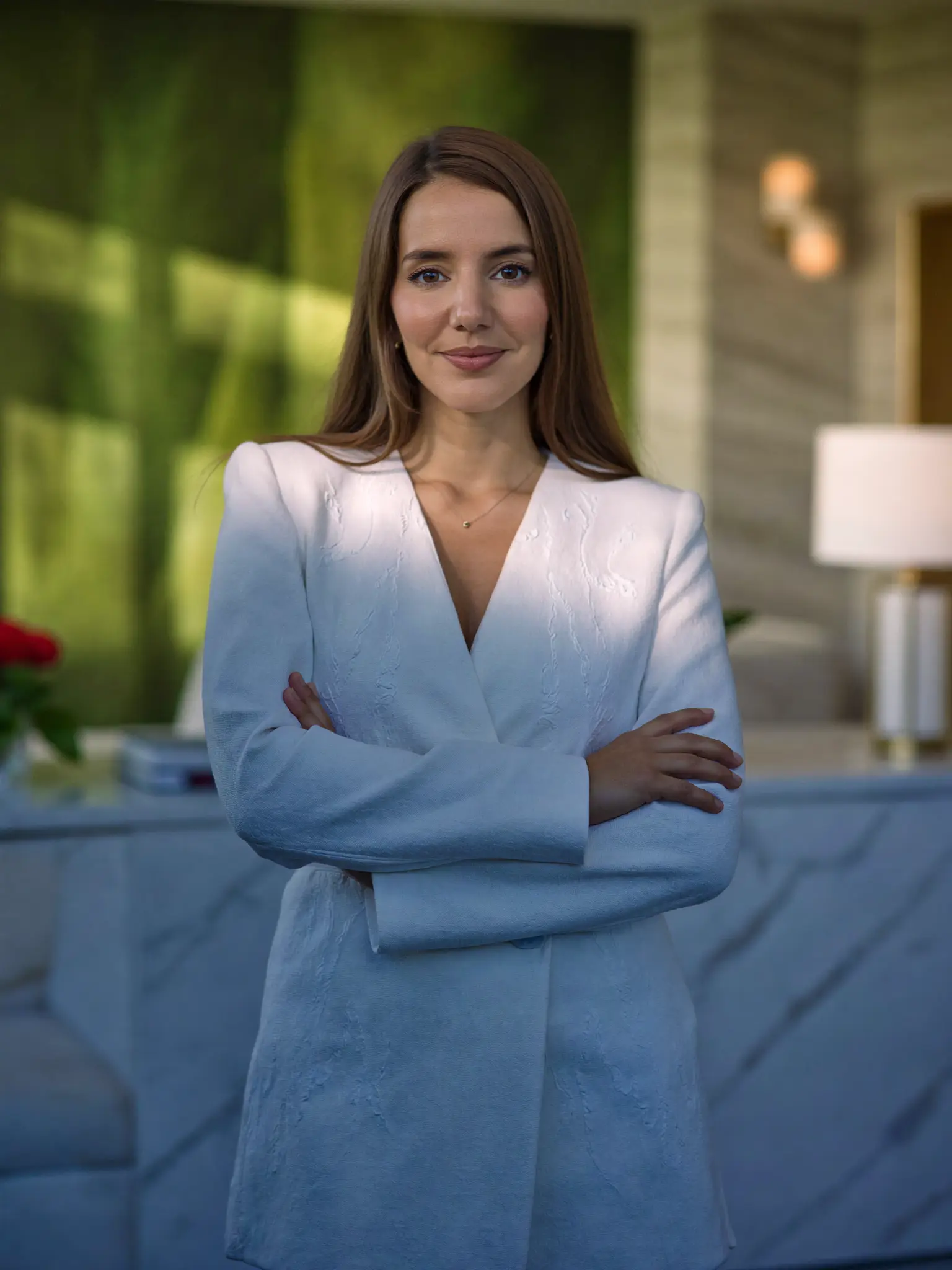 Portrait of Andrea Muro, tax and property lawyer in Marbella.